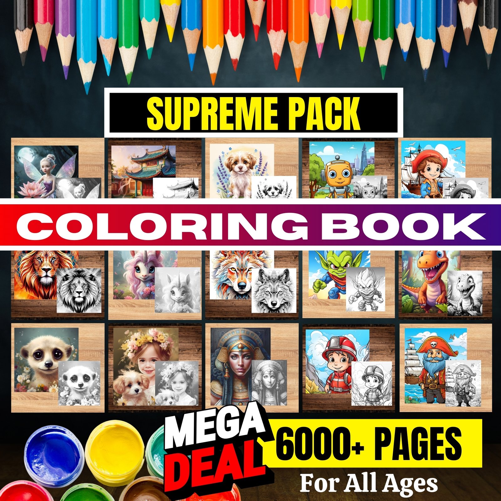 Coloring E-Books: Perfect for Kids and Adults Alike! - Image 2