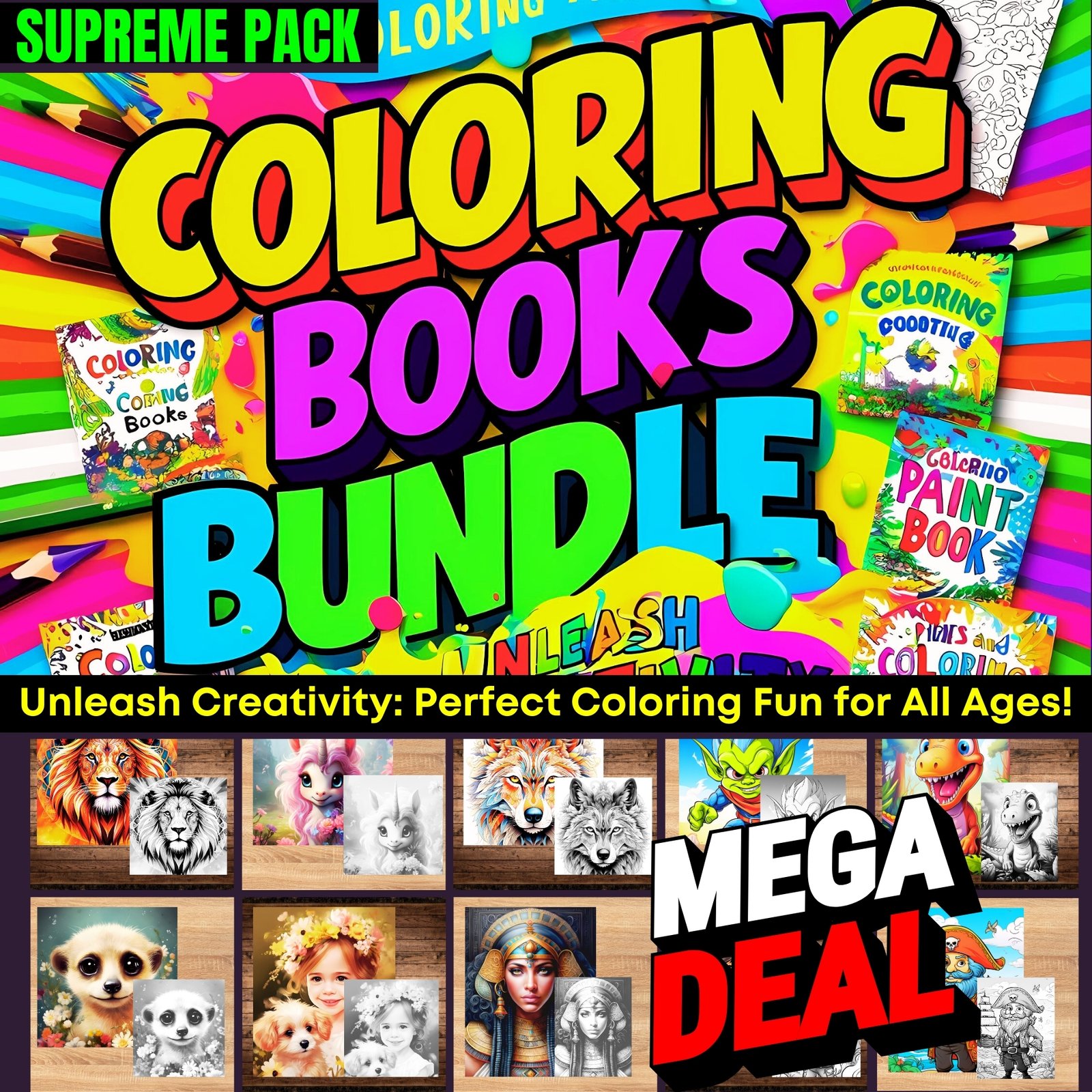 Coloring E-Books: Perfect for Kids and Adults Alike!