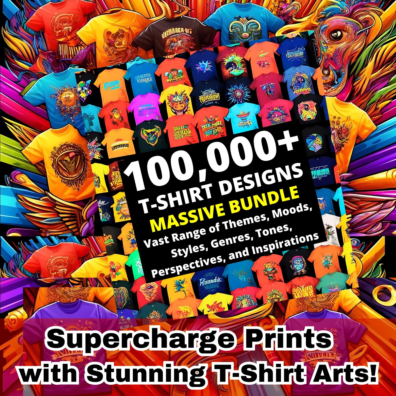 100,000+ T-Shirt Designs: Elevate Your Printing Business Today!