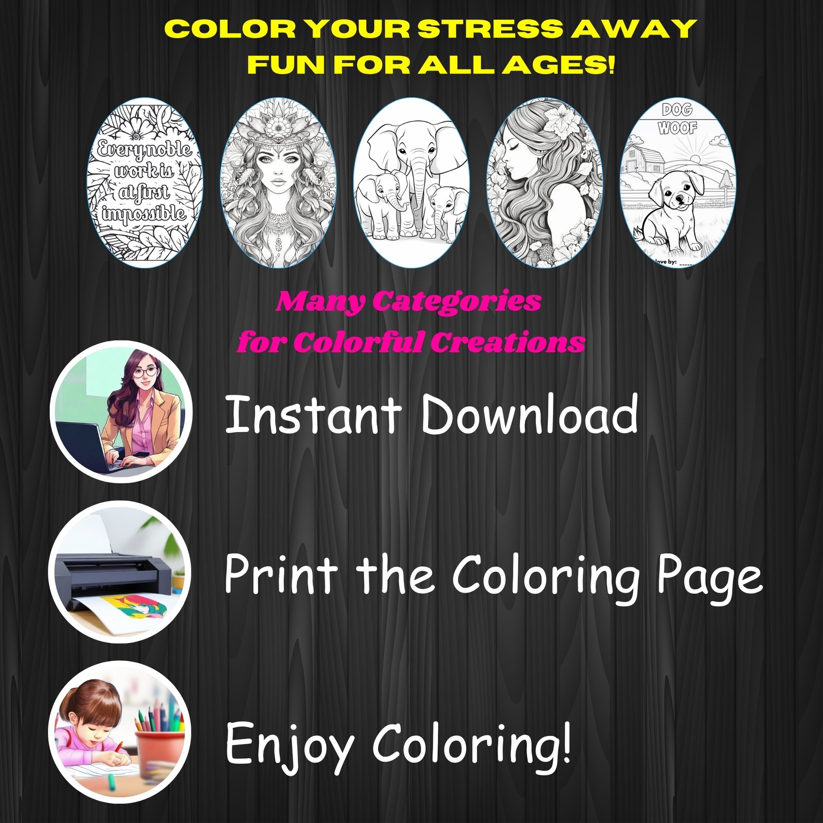 Coloring E-Books: Perfect for Kids and Adults Alike! - Image 6