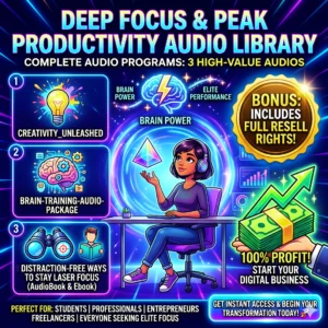 Deep Focus & Peak Productivity Audio Library