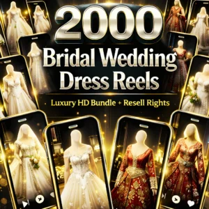 2000 Bridal Wedding Dress Reels – Luxury HD Bundle