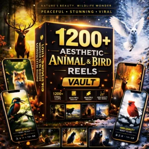 1200+ Aesthetic Animals & Birds Reels Vault