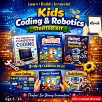 Kids Coding & Robotics Starter Kit eBooks – Learn, Build & Create!